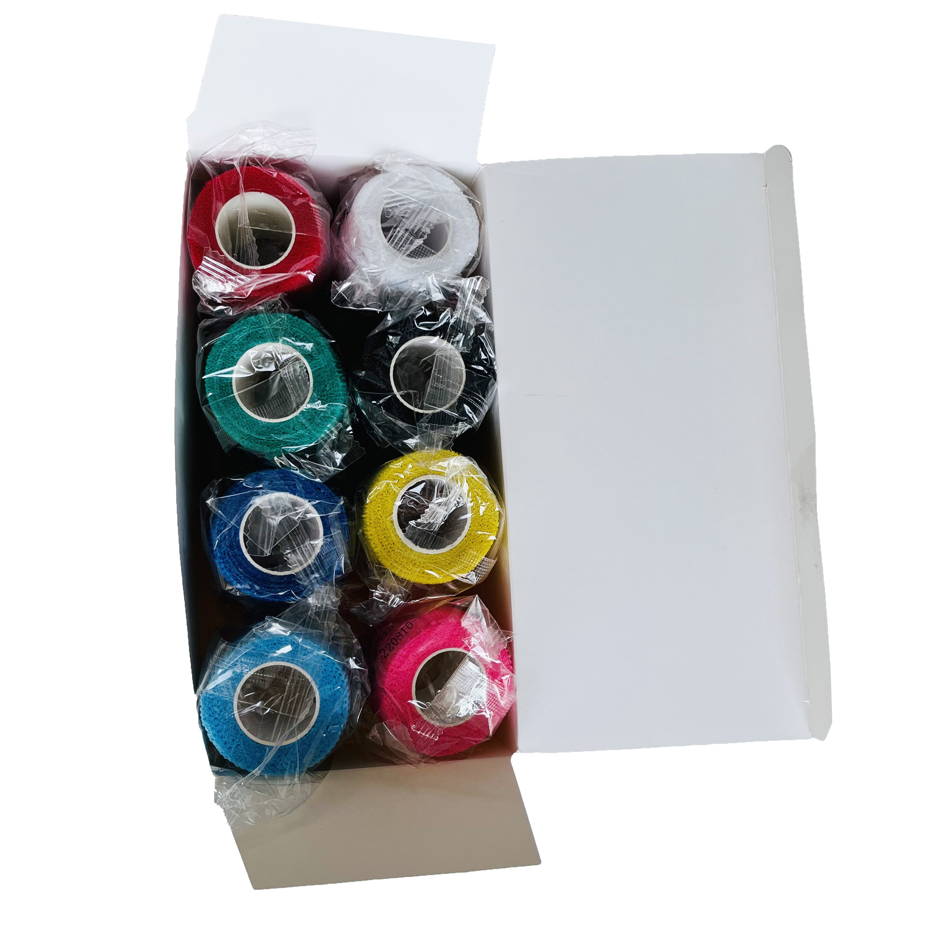 2.5cmX4.5m Self Adhesive Bandage Lifting Gym Protect Thumb Fingers Hand Enhances Grip Stretch