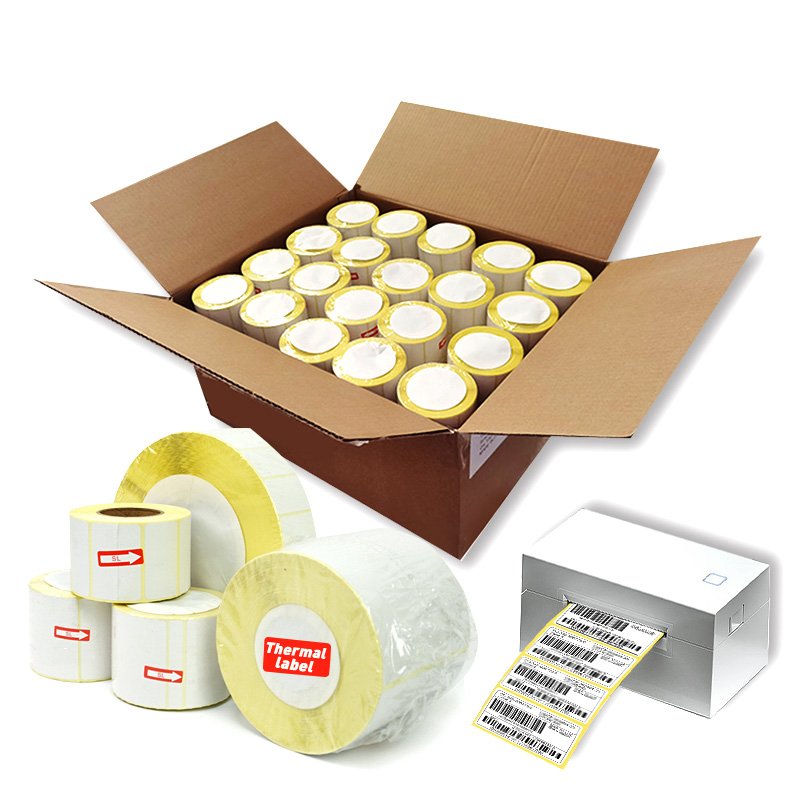 Self adhesive label sticker printing wholesale shipping labels