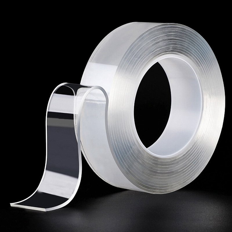 Washable Removable Pu Gel Ivy Grip Waterproof Double Sided Transparent Reusable Adhesive Nano Tape