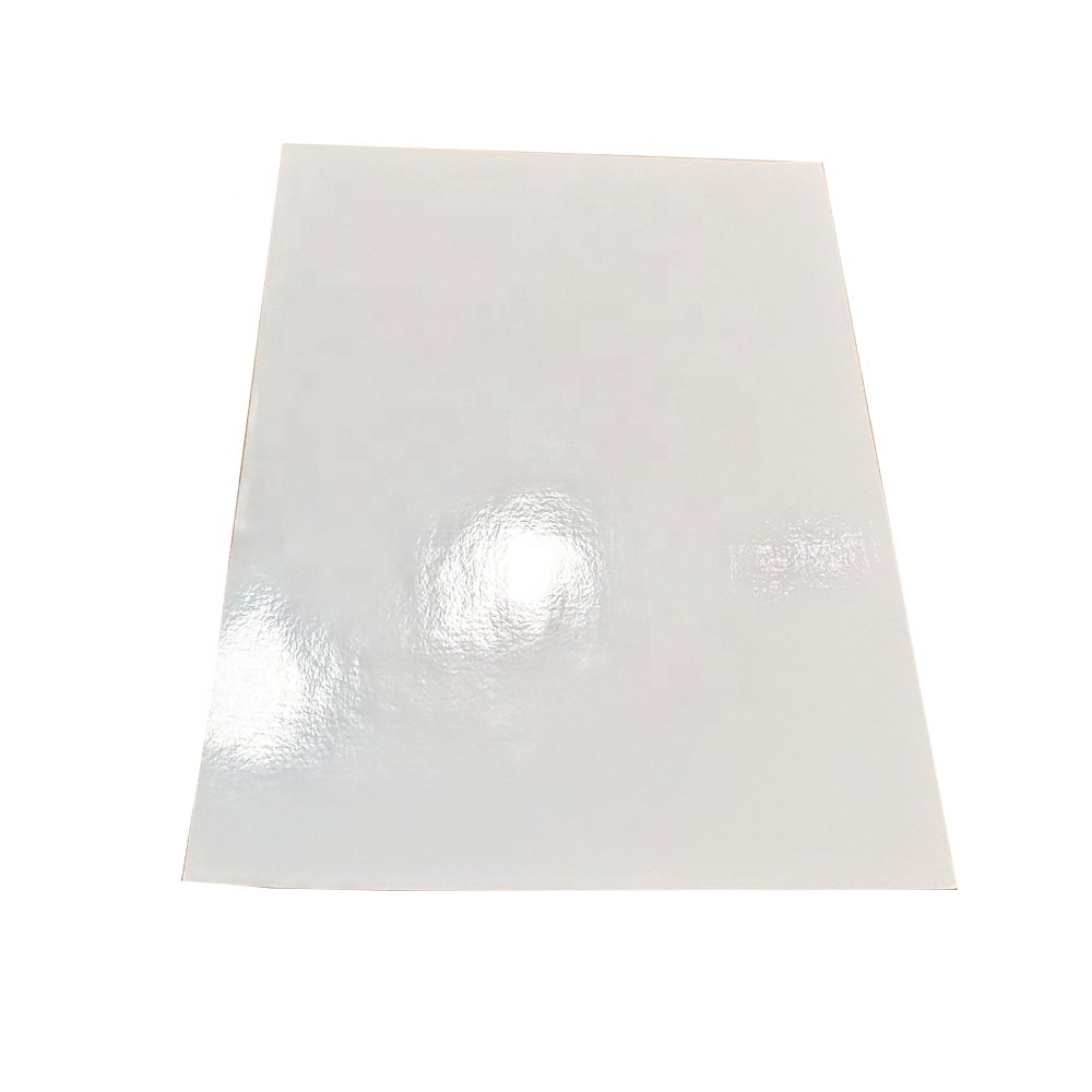 Custom A4 Eggshell Paper Self Adhesive Sticker Gloss Vinyl Paper Sticker