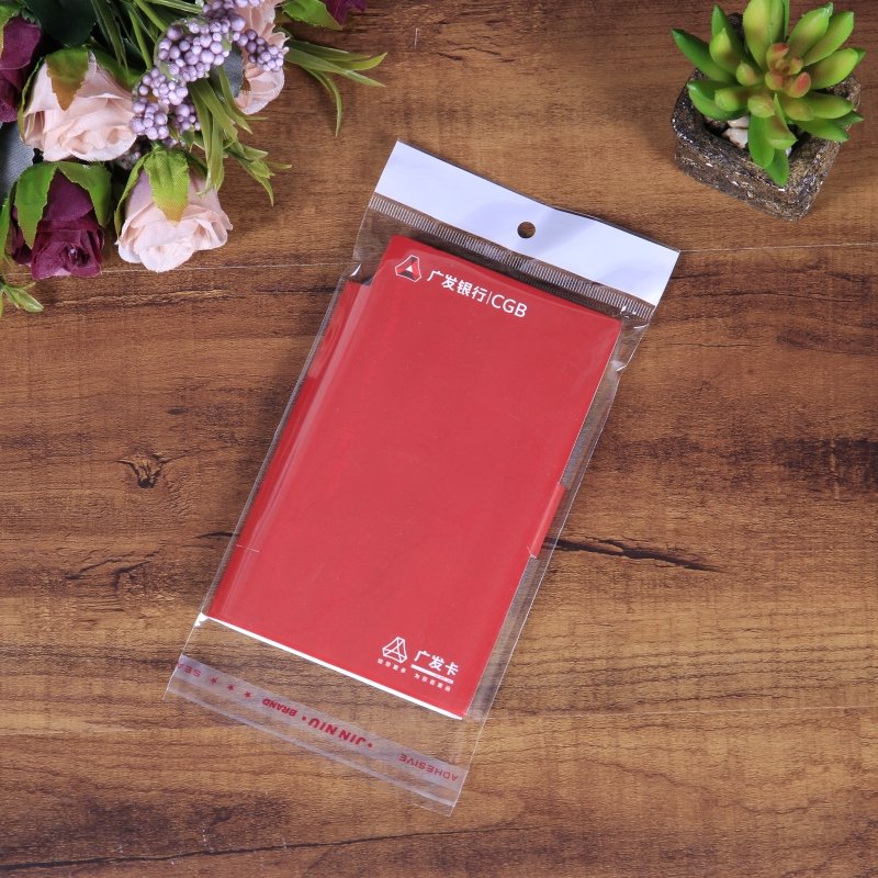Factory Wholesale customization Plastic Waterproof Jewelry Packaging Self Adhesive Cellophane Opp Bag For Packing