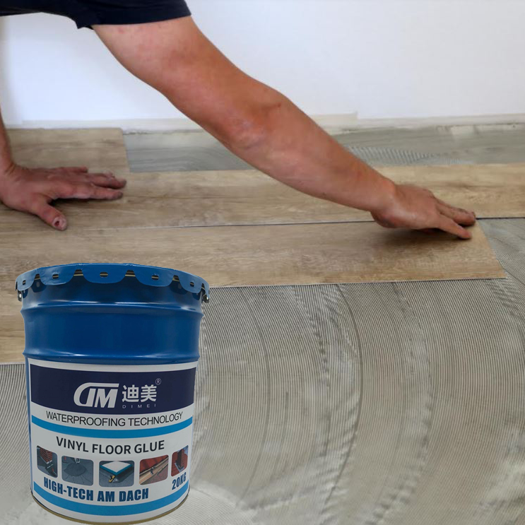 Water based vinyl PVC flooring adhesive glue for vinyl PVC floor