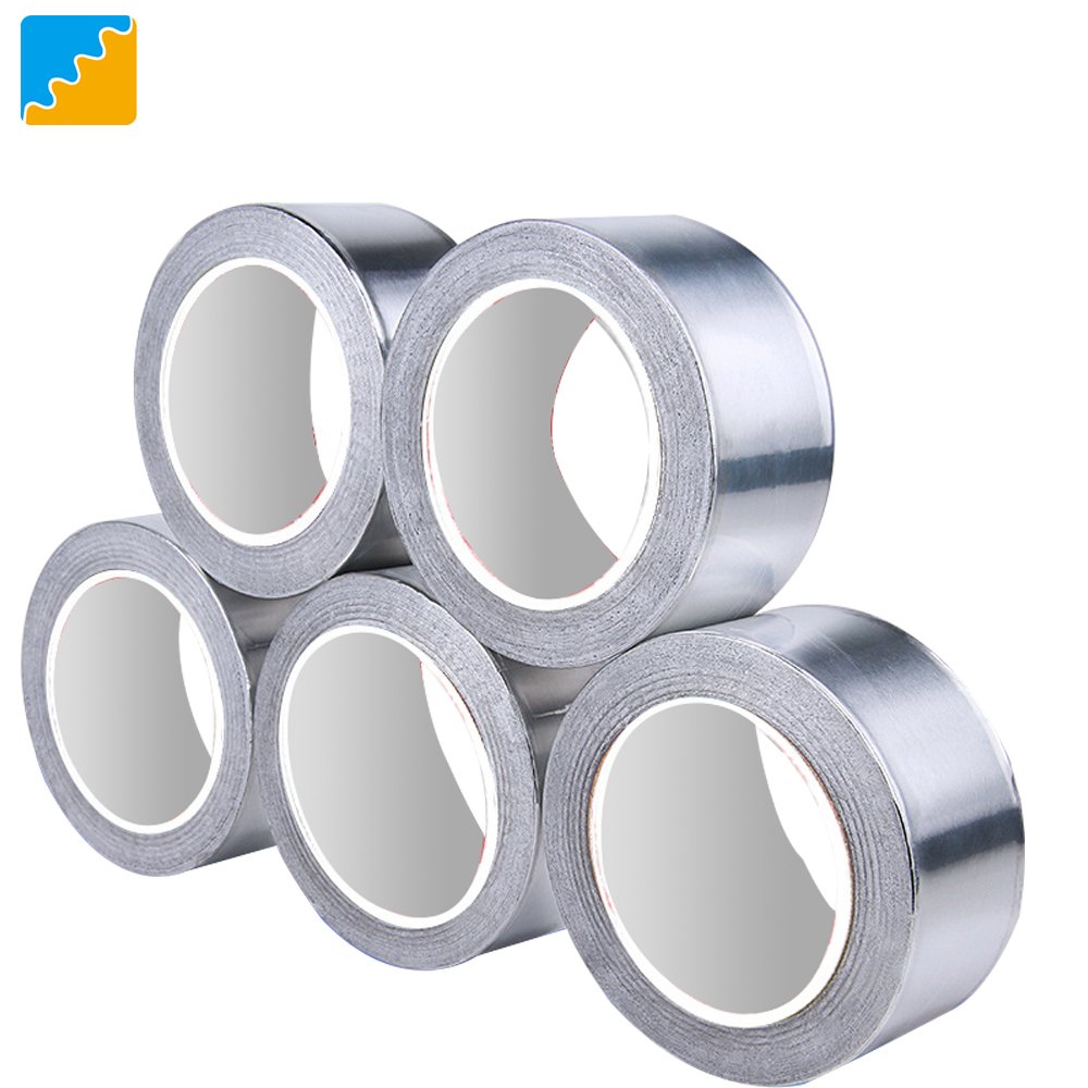 Factory Waterproof Hot melt fireproof insulation cable hvac 4 foot adhesive foil aluminum tape suppliers