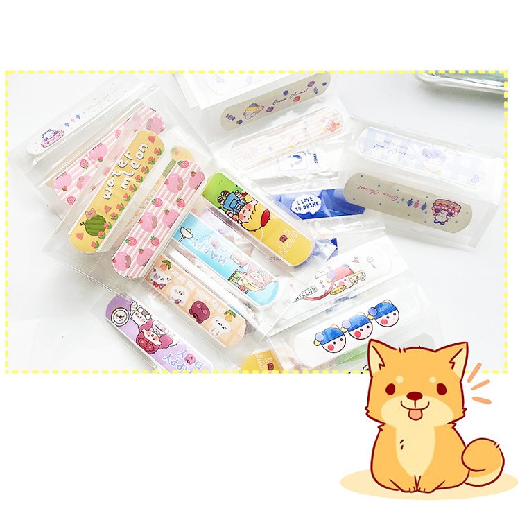 Custom pattern cute cartoon dressing bandage waterproof band-aid adhesive wound plaster for kids