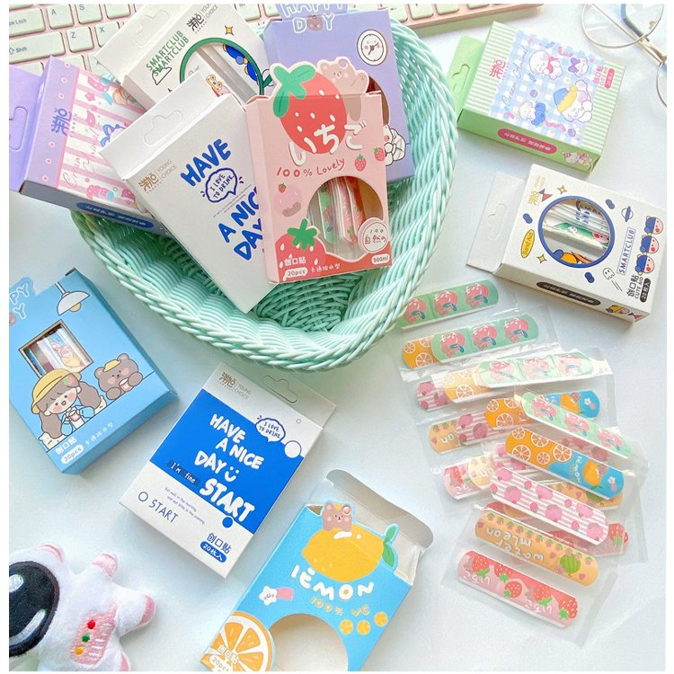 Custom pattern cute cartoon dressing bandage waterproof band-aid adhesive wound plaster for kids