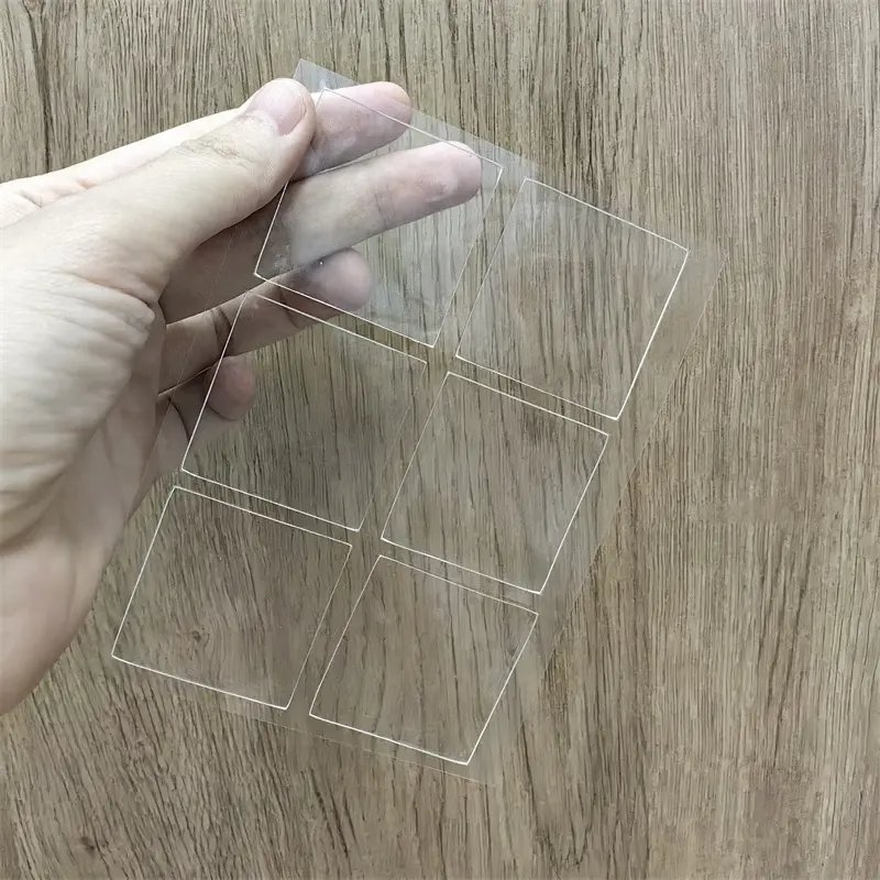 Traceless Magic Stickers Clear Double Sided Sticky Pad Round Sticker Square Silicone Gel Adhesive Sheets