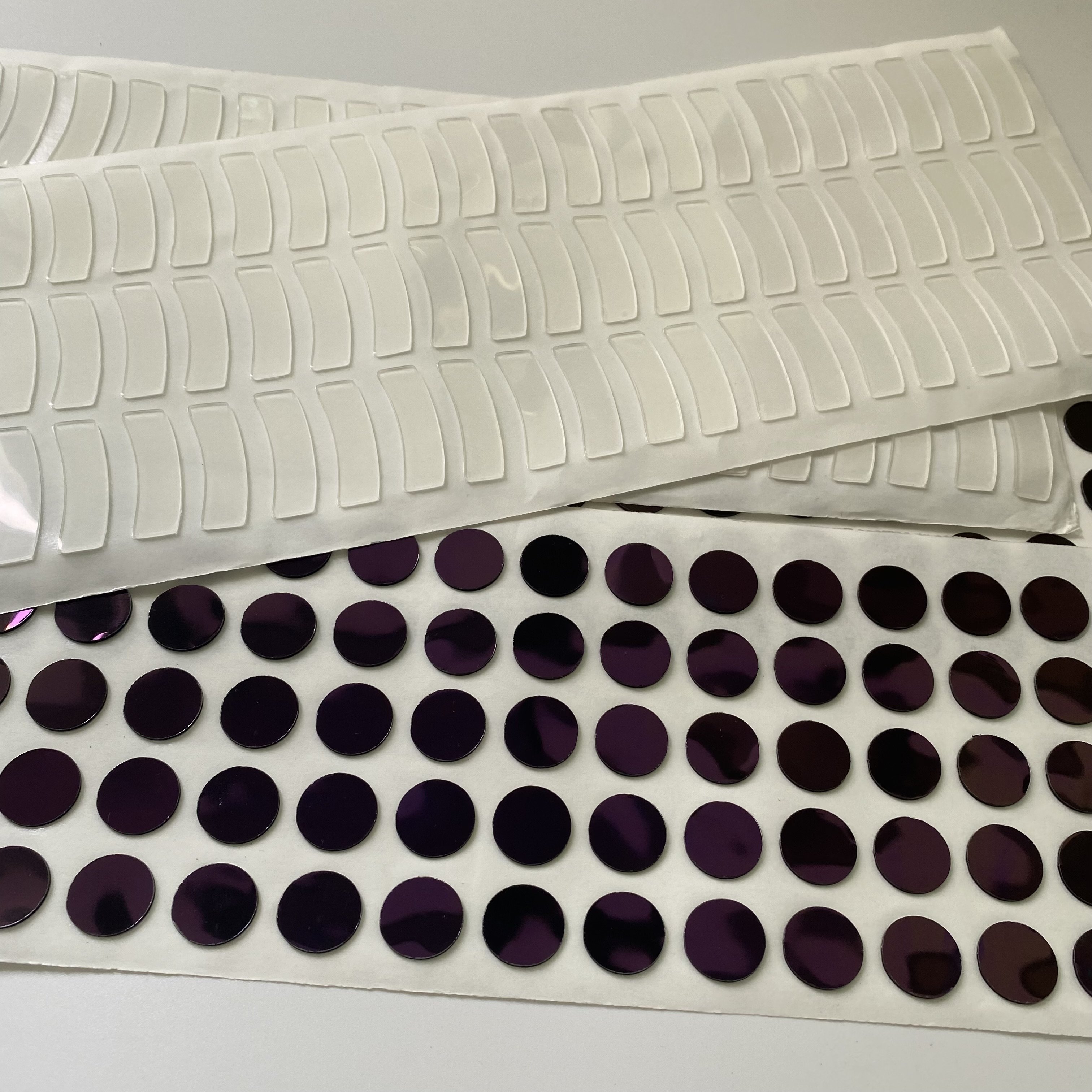 Traceless Magic Stickers Clear Double Sided Sticky Pad Round Sticker Square Silicone Gel Adhesive Sheets