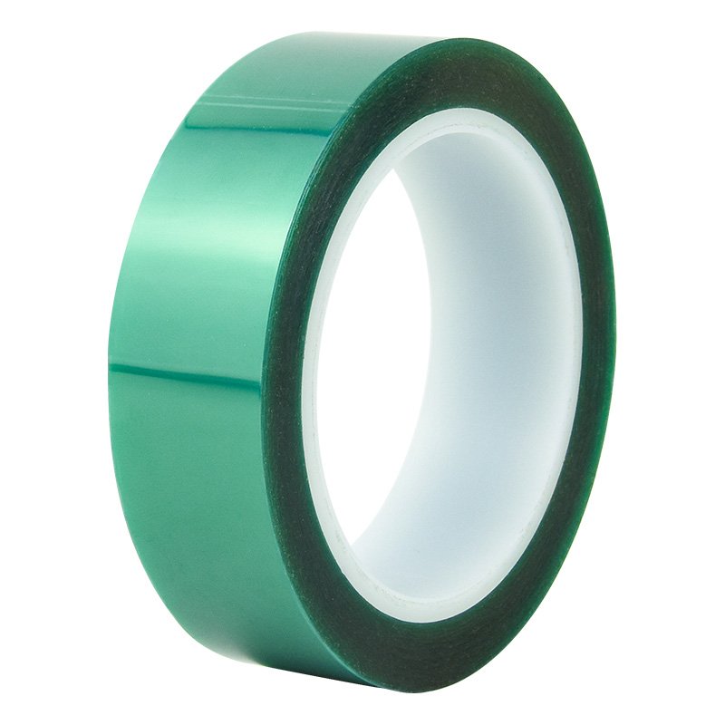 Silicone Pressure Sensitive Adhesive Green PET Film Tape Pet Adhesive Tape Pet Polyester Tape for masking and binding