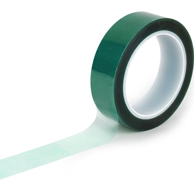 Silicone Pressure Sensitive Adhesive Green PET Film Tape Pet Adhesive Tape Pet Polyester Tape for masking and binding