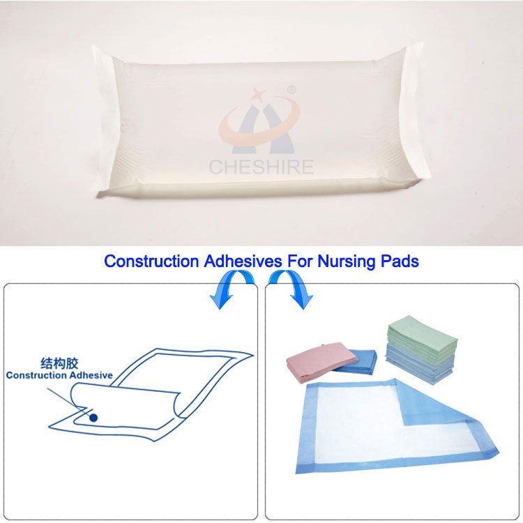 Hot melt pressure sensitive PSA adhesive glue for napkin diapers Stretch adhesive use