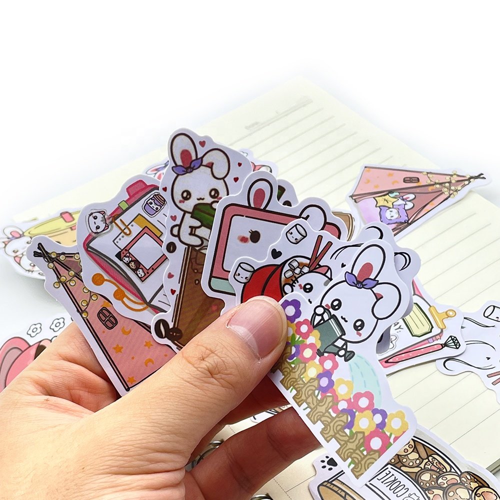 Custom Print Vinyl Holographic A6 Sticker Sheet Waterproof Rainbow Effect Holo Label Sticker
