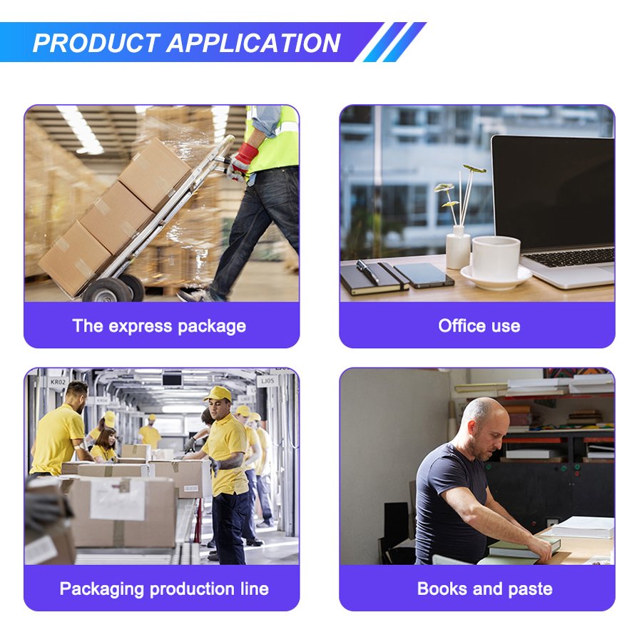 High quality Bopp adhesive super carton packaging tape opp packing tear tapes