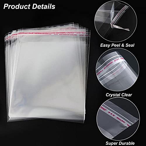 High Quality Multi Sizes Clear Resealable BOPP/Poly Bags Transparent Opp Bag Packing Plastic Bags Self Adhesive Seal