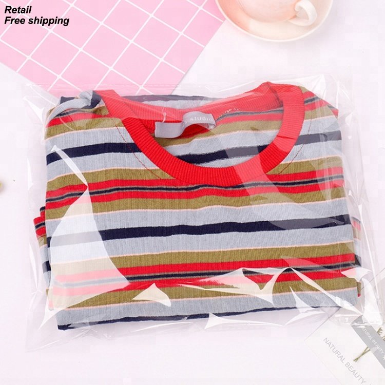 30*40CM Retailing Self Adhesive Bag OPP Clear Plastic Packaging Bags For Clothes@