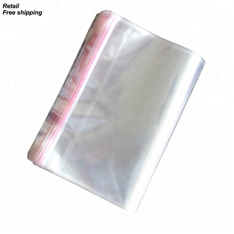 30*40CM Retailing Self Adhesive Bag OPP Clear Plastic Packaging Bags For Clothes@