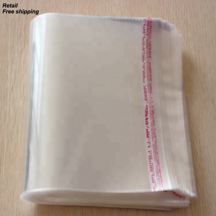 30*40CM Retailing Self Adhesive Bag OPP Clear Plastic Packaging Bags For Clothes@