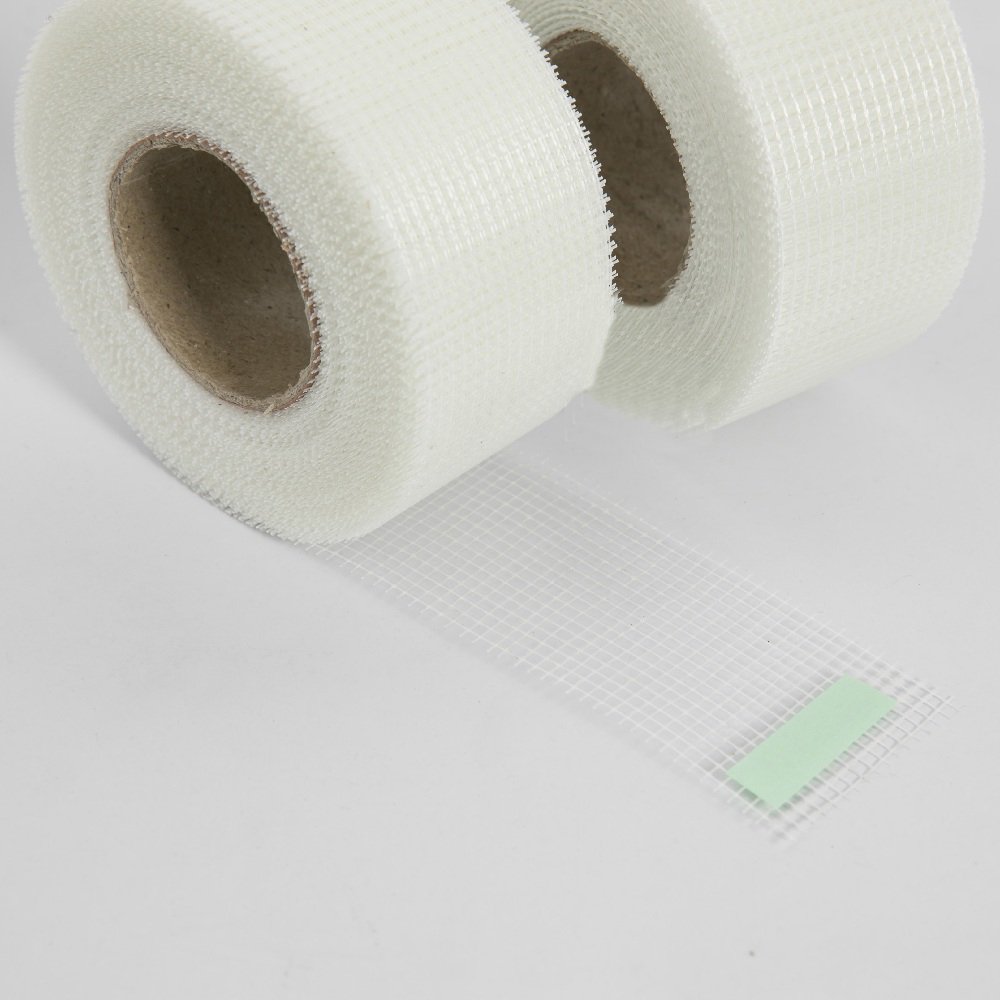 Reinforcement Restickable Corner Sealing Wall Covering Fiberglass Grid Self Adhesive Drywall Joint Mesh Tape