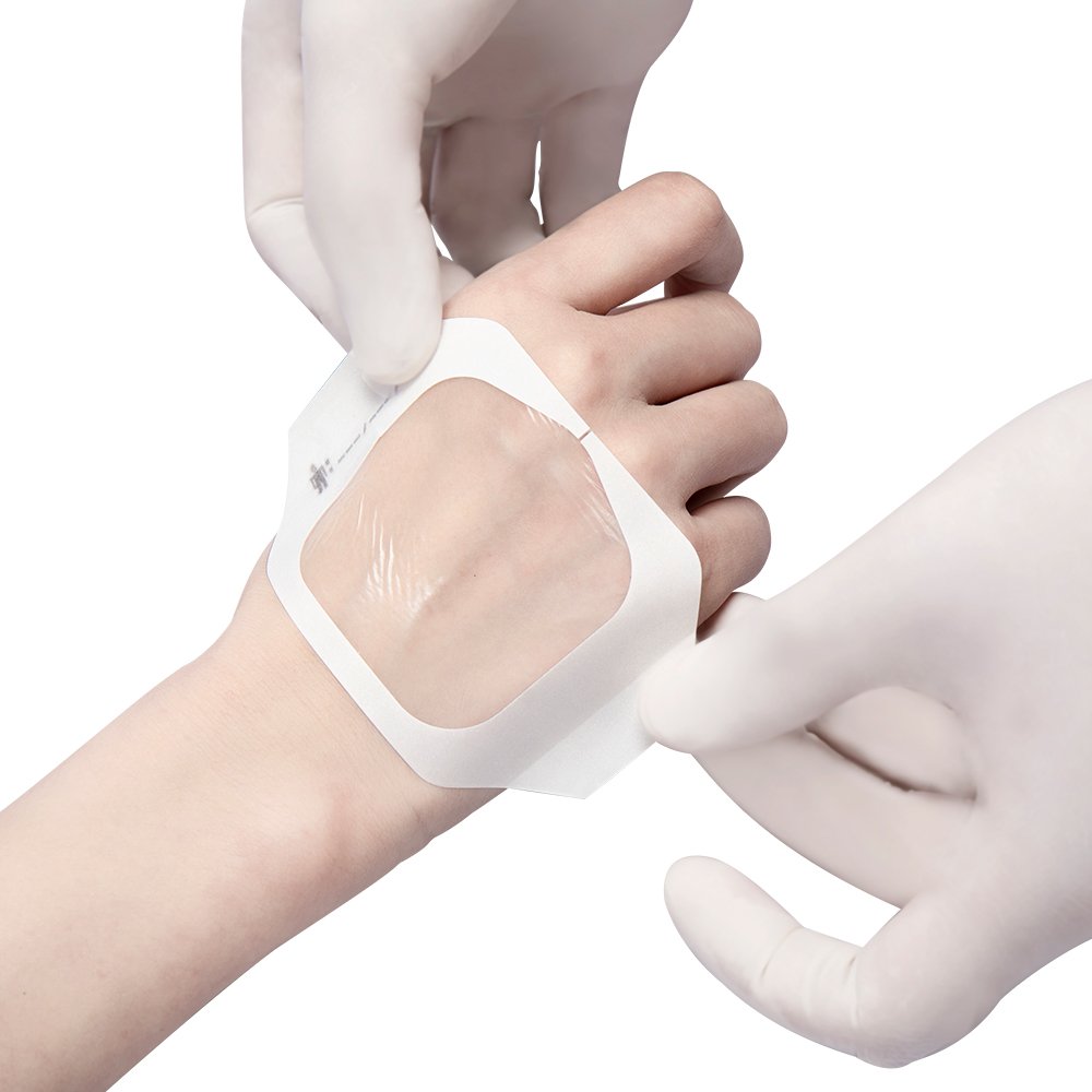 Transparent Film Dressing 50 Packs Waterproof Adhesive Film iv fixing Dressing 6*7cm for Hospital
