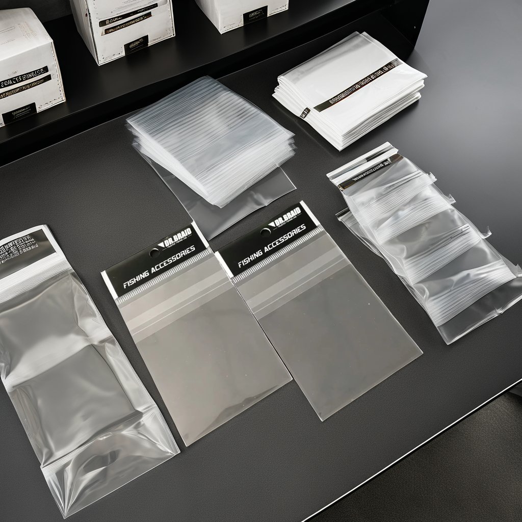 Clear Plastic BOPP Bag with Header Top Adhesive Tape for Jewelry Candy Food Packaging Opp Plastic Bag