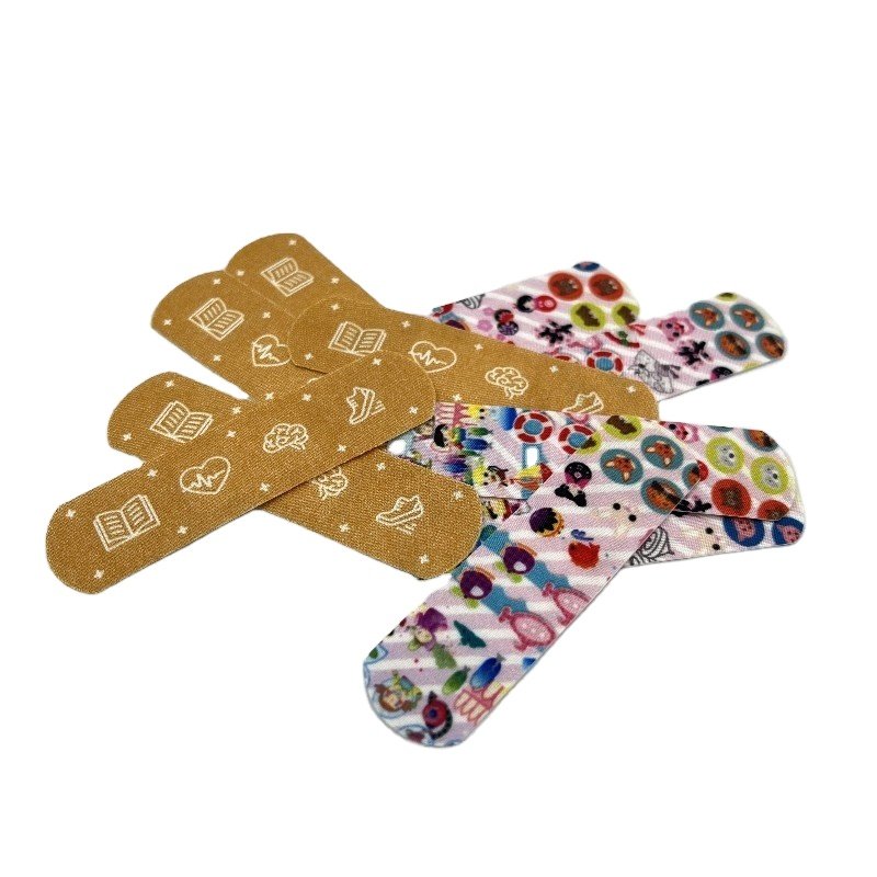 Custom Band-Aid Flexible Fabric Patch Colored Band Aid Adhesive Bandage