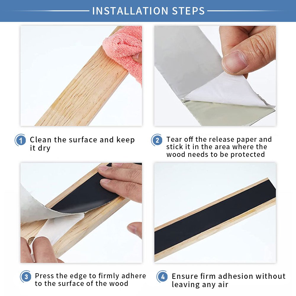 Pvc Black Repair Deck Joist Tape Waterproofing And Sealing Self Adhesive Butyl Joist Tape