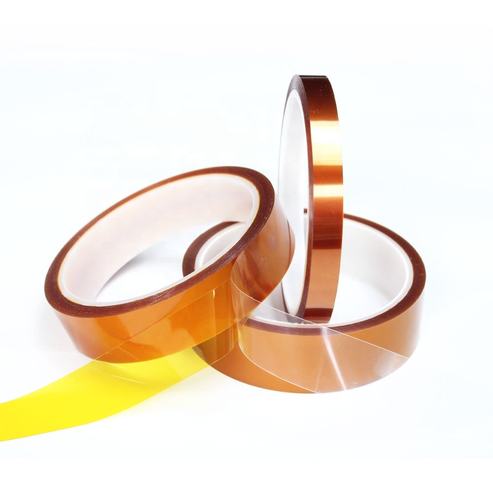 1- Polyimide Pi Film Double Sided Coated Silicone Glue Kaptons Self Adhesive Tape