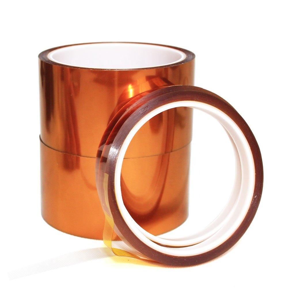 1- Polyimide Pi Film Double Sided Coated Silicone Glue Kaptons Self Adhesive Tape