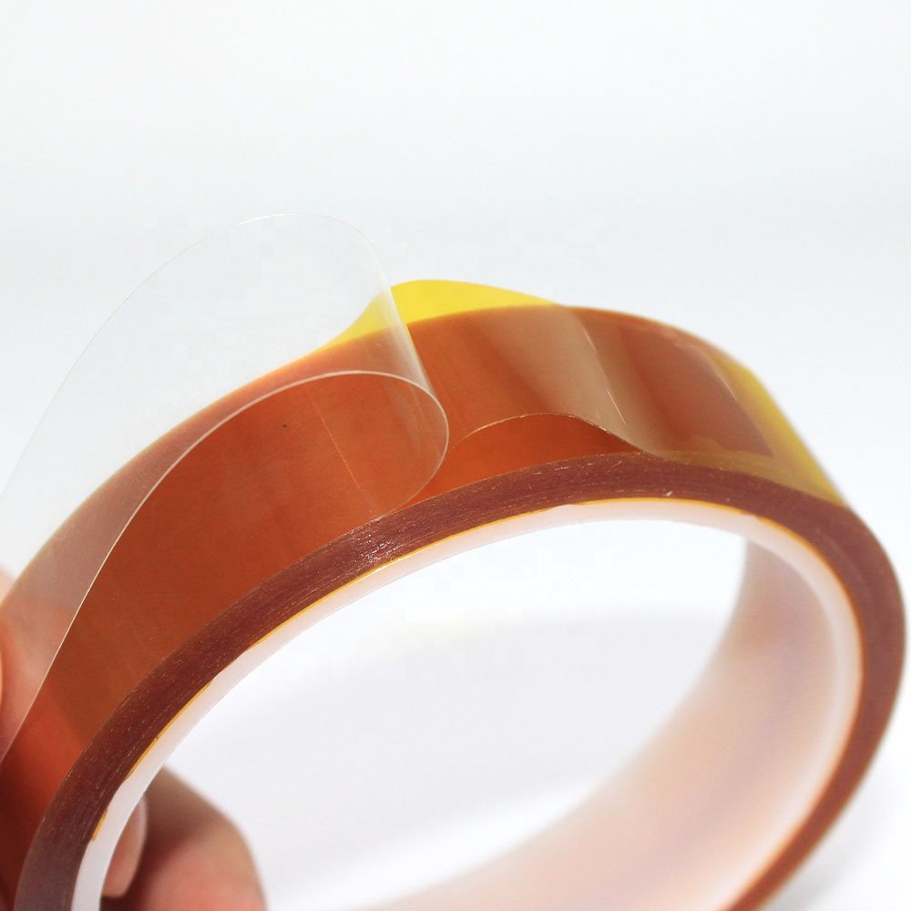 1- Polyimide Pi Film Double Sided Coated Silicone Glue Kaptons Self Adhesive Tape