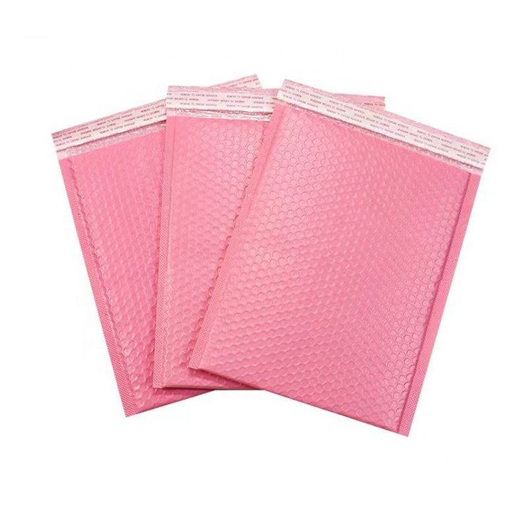 Wholesale Colored Poly Custom Printed Bubble Envelopes Self Adhesive Paper Shipping Bags Bubble Mailer Padded Envelopes custom p