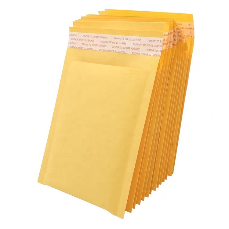 Wholesale Colored Poly Custom Printed Bubble Envelopes Self Adhesive Paper Shipping Bags Bubble Mailer Padded Envelopes custom p