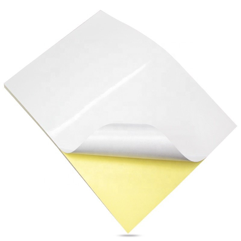 A4 Adhesive Label Glossy Sticker Paper 50 sheets In One Pack