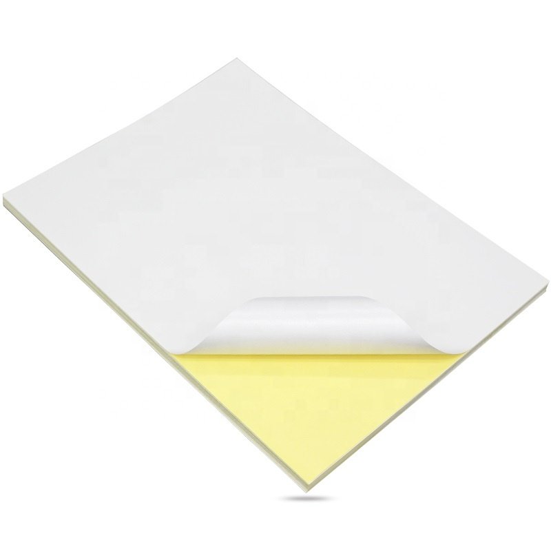 A4 Adhesive Label Glossy Sticker Paper 50 sheets In One Pack