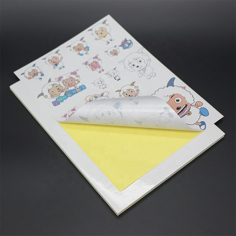 A4 Adhesive Label Glossy Sticker Paper 50 sheets In One Pack