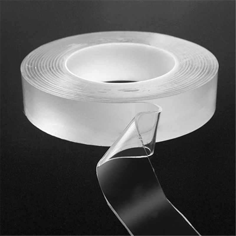 Double Sided Adhesive Nano Washi Removal Tape Transparent SMH19VHB2T Multifunction PE Acrylic Waterproof Tape Masking 2mm CN