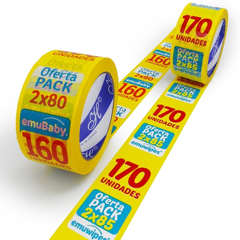 Custom Logo Matte White Adhesive Packing Tape Bopp Self Waterproof Adhesive Tapes Shipping Sealing Packing Tape