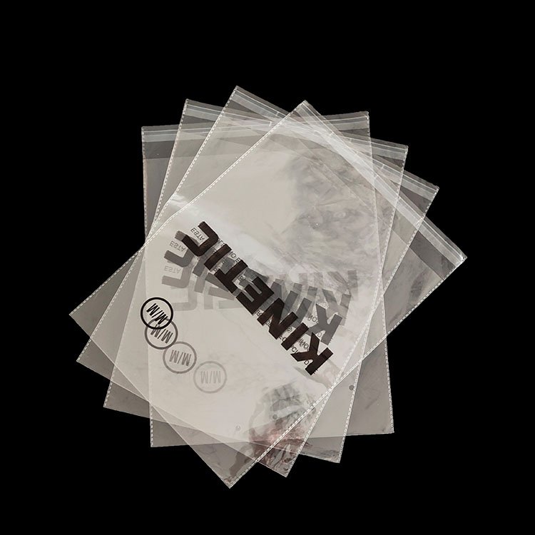 2022 manufacturers custom opp self-adhesive bag transparent recyclable plastic packaging bag for cellophane plastic clothes bag