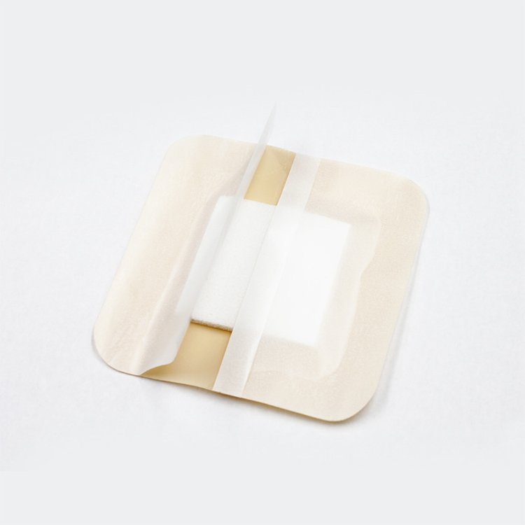 BLUENJOY Best Medical Adhesive Sterile Waterproof Pu Foam Dressing for Scars Wound Care 10cmx10cm 12.5x12.5cm,7.5x7.5cm,18x18cm