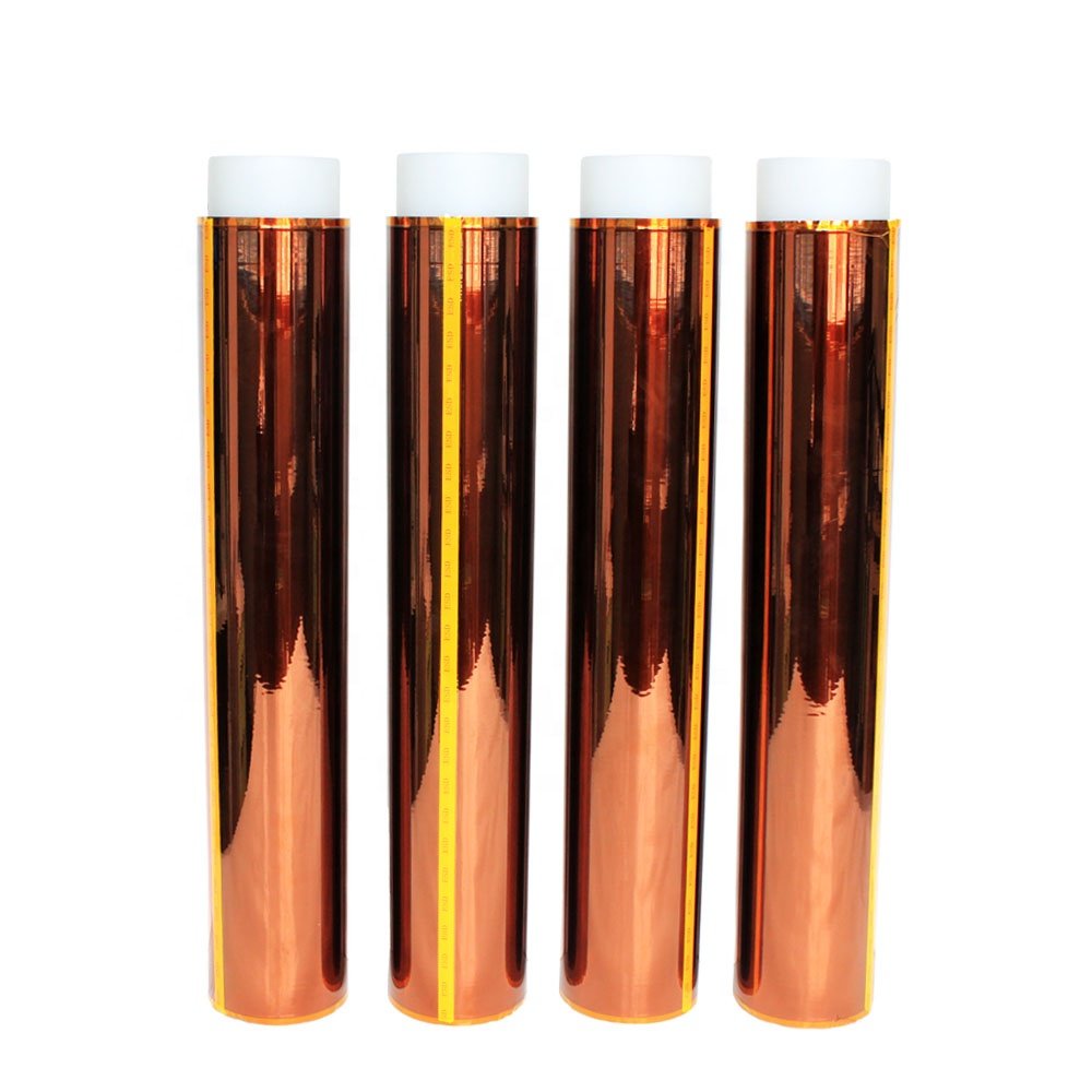 1- Polyimide Pi Film with Silicone Glue ESD Kaptons Self Adhesive Tape Log Roll Jumbo Roll Factory Supplier Manufacturer