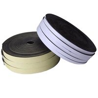 1mm 1.5mm 2mm 3mm 5mm 6mm Black Insulation EVA Foam Tape Single Sided Self Adhesive Sponge Door Strip Seal