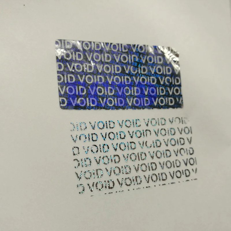 Security Labels Anti Counterfeiting Sticker Paper Plastic Adhesive Sticker
