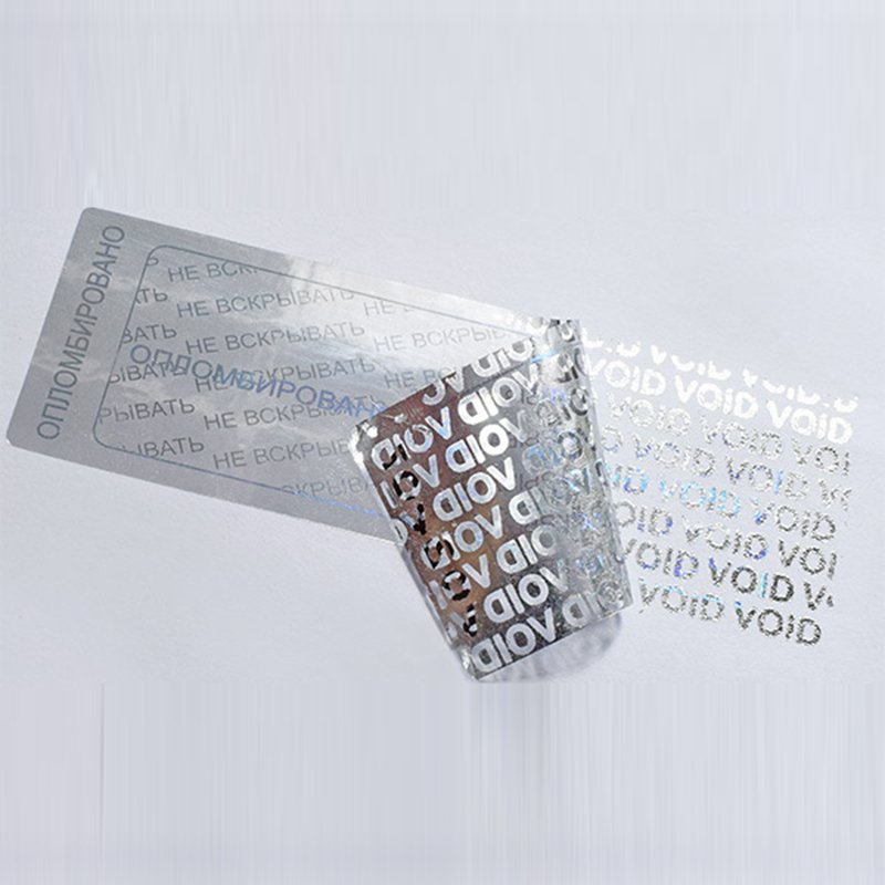 Security Labels Anti Counterfeiting Sticker Paper Plastic Adhesive Sticker
