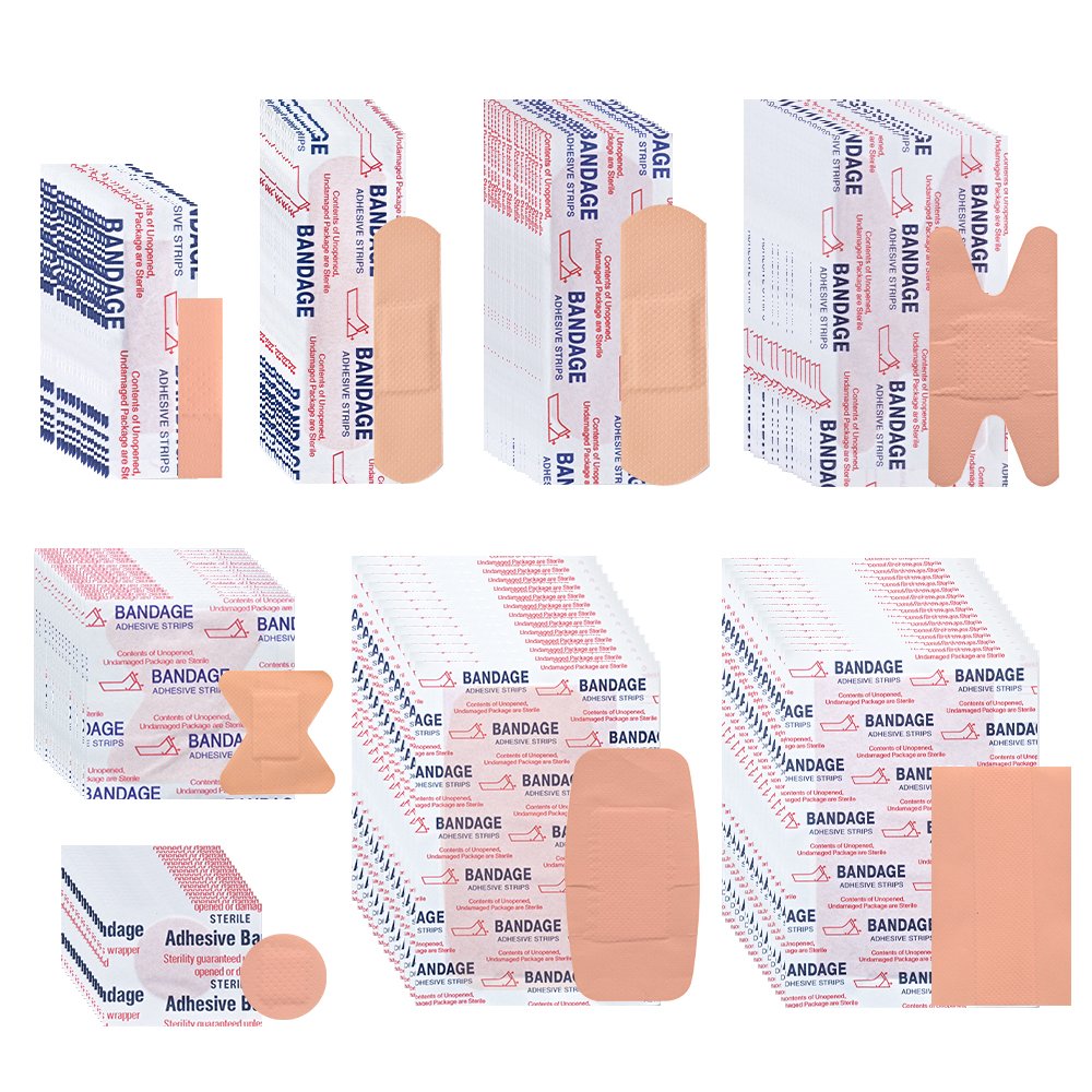 Wholesale Flexible Fabric Adhesive Bandages Breathable Elastic Knuckle Bandages Assorted Bulk Fingertip Wound Plaster