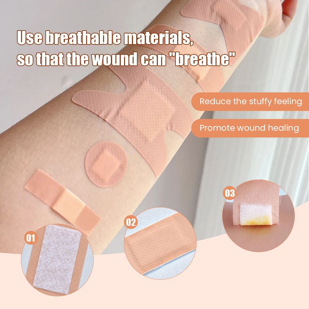 Wholesale Flexible Fabric Adhesive Bandages Breathable Elastic Knuckle Bandages Assorted Bulk Fingertip Wound Plaster