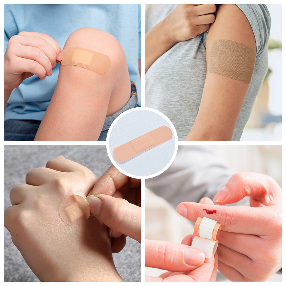 Wholesale Flexible Fabric Adhesive Bandages Breathable Elastic Knuckle Bandages Assorted Bulk Fingertip Wound Plaster
