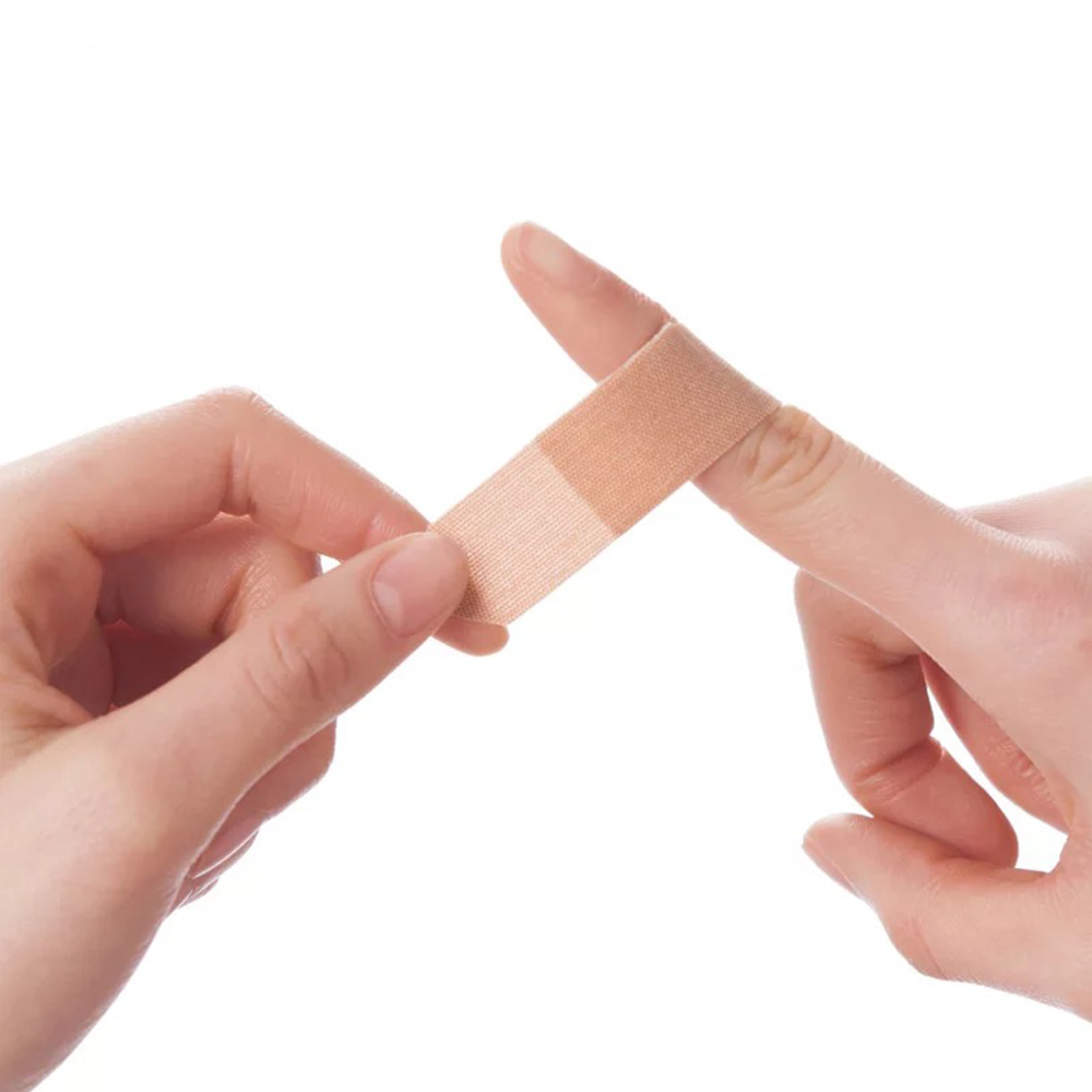 Wholesale Flexible Fabric Adhesive Bandages Breathable Elastic Knuckle Bandages Assorted Bulk Fingertip Wound Plaster
