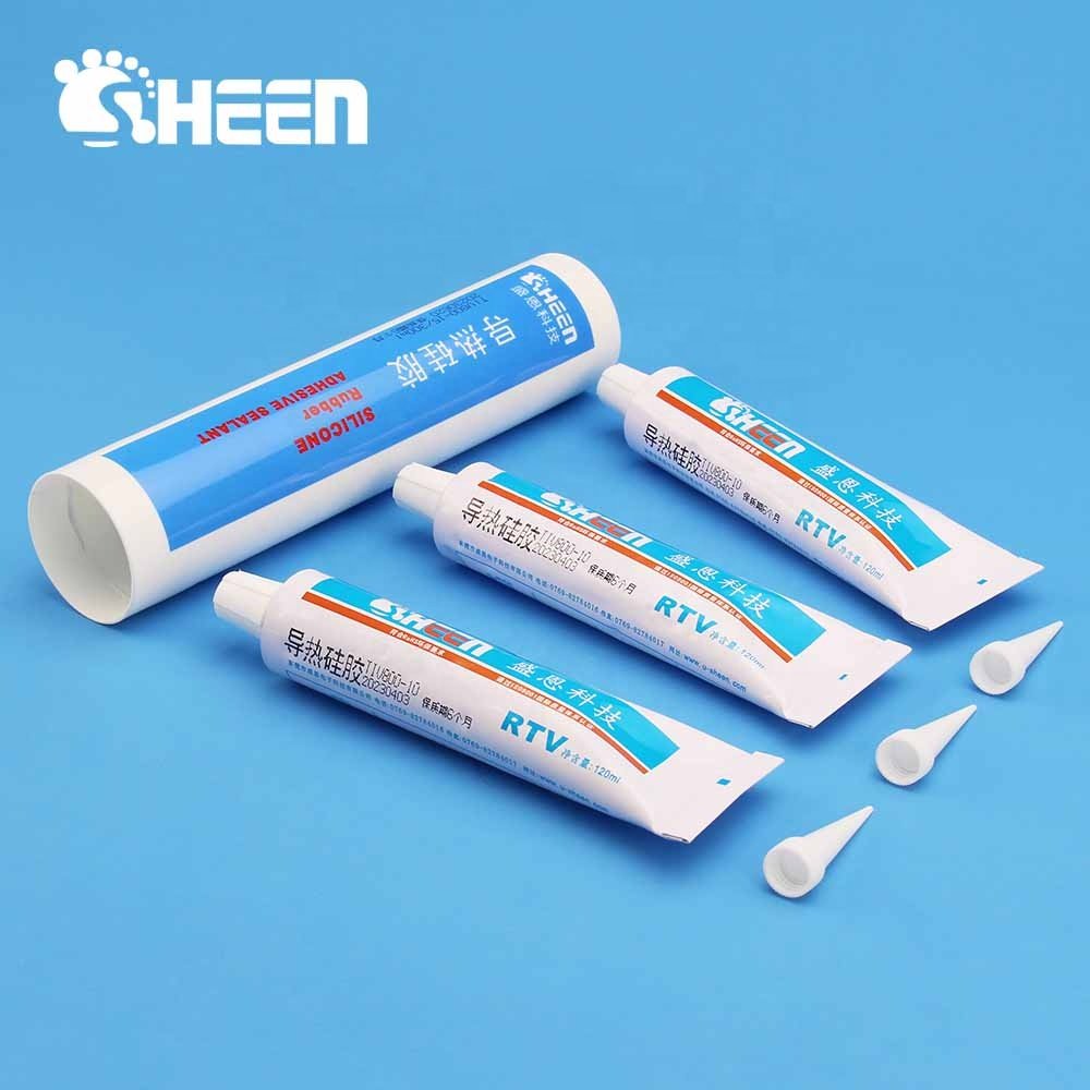 1.2W/mk silicone fast cured of laptop screen mobile phone thermal RTV adhesive