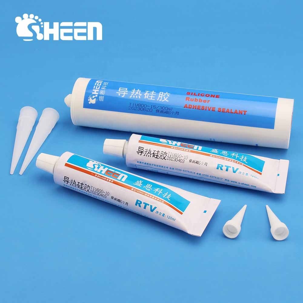 1.2W/mk silicone fast cured of laptop screen mobile phone thermal RTV adhesive