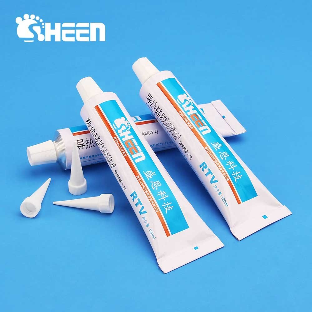 1.2W/mk silicone fast cured of laptop screen mobile phone thermal RTV adhesive