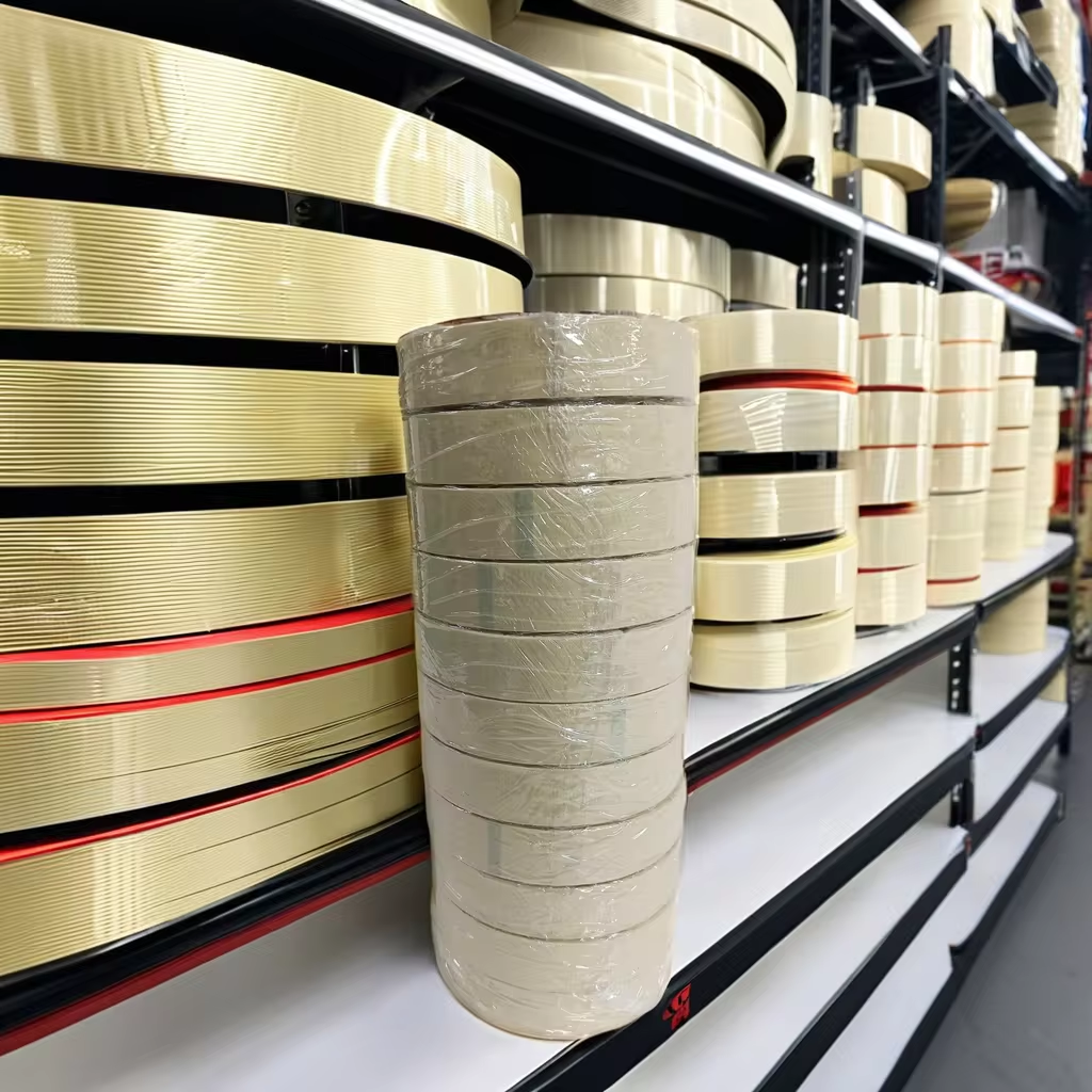Manufactured in India Strong Acrylic Adhesive Crepe Paper Masking Tape for Automotive Use Single Sided Printed PE & OPP Material