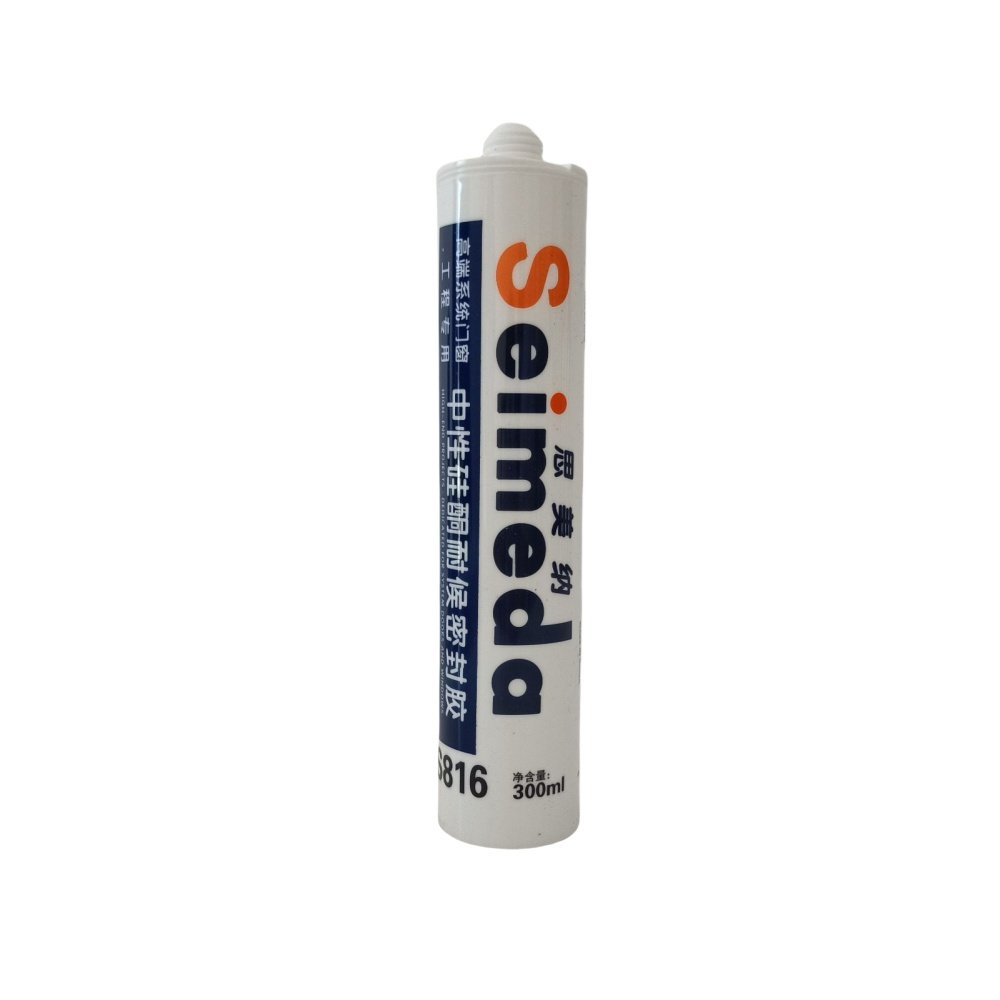 Seimeda OEM Best rtv silicone grey white colored weatherproof black color glass adhesive sealant silicone